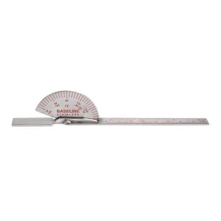 Baseline Finger Goniometer, leg length 15 cm, 0-180.