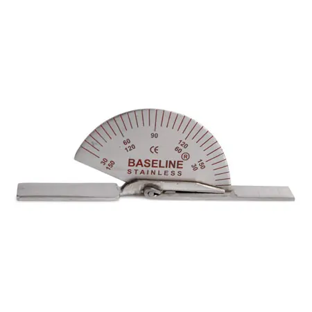 Baseline Finger Goniometer, leg length 9 cm, 0-180.