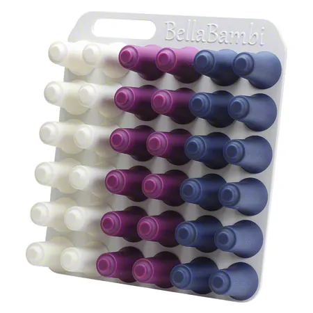 BellaBambi original profi, SENSITIVE white 12 pieces, INTENSE blue 12 pieces, REGULAR orchid 12 pieces