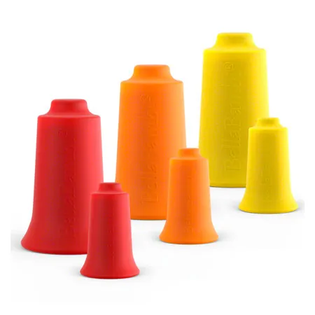 BellaBambi original trio + mini trio Faszien Cup Set, 6-tlg., gelb, orange, rot