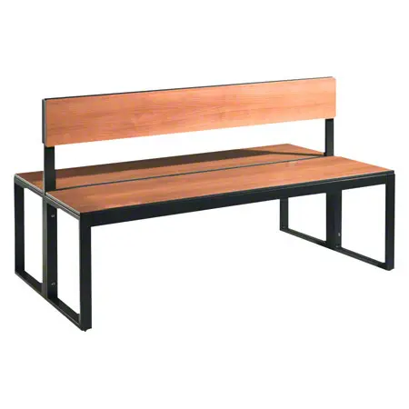 Bench with backrest, 150x82x84 cm, double-sided
