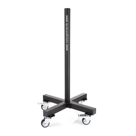 Bumper Plate storage trolley, mobile, LxWxH 60,5x60,5x97 cm