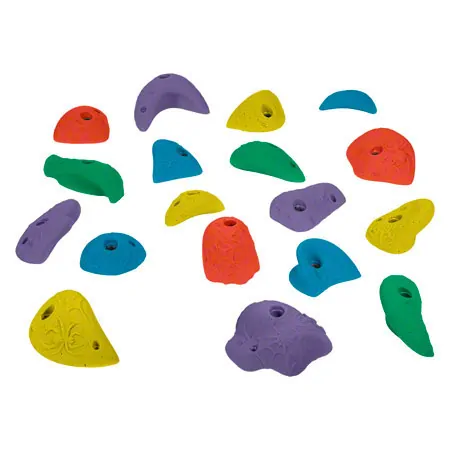 Climbing grip set large, 10-piece.