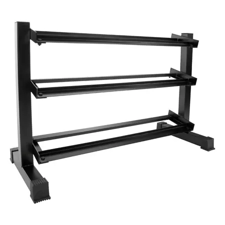 Compact dumbbell stand XL 3 steps, 119x50x76 cm