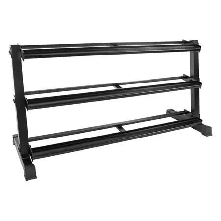 Compact dumbbell stand XXL 3 steps, 162x59x82 cm
