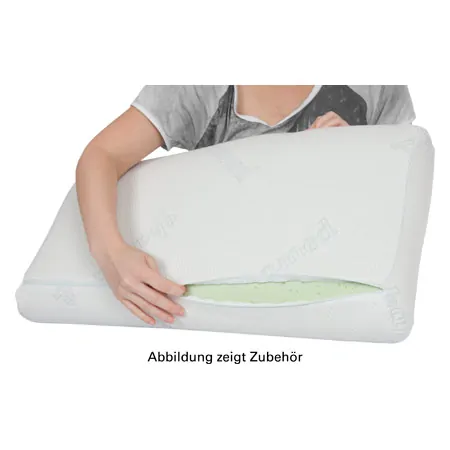 Cover for ViscoLine neck support pillows, rectangle-shaped, white