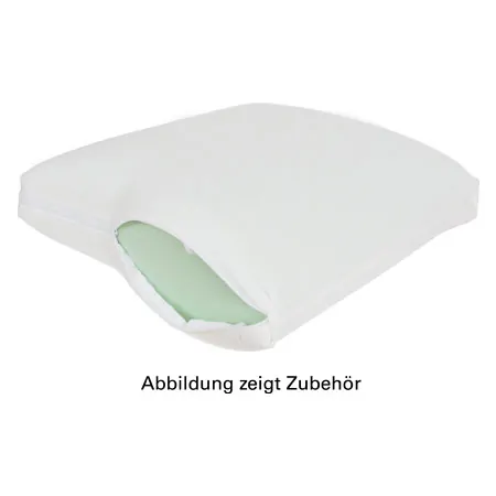 Cover for Viscoline travel pillow, Rectangle shape, white