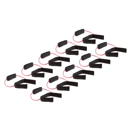 Cuff Tube, medium, red, set of 10