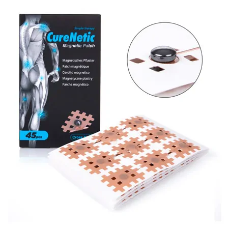CureNetic magnetic patch, Type cross, L x B 2.7 x 2.1cm, 45 pieces