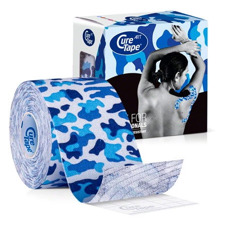 CureTape Art, 5 m x 5 cm, waterproof, Army blue