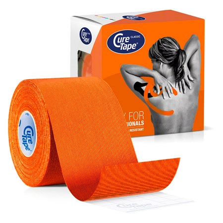 CureTape Classic, 5 m x 5 cm, water resistant, orange
