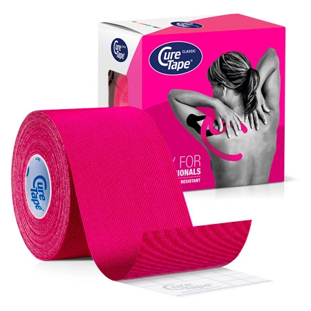 CureTape Classic, 5 m x 5 cm, water resistant, pink