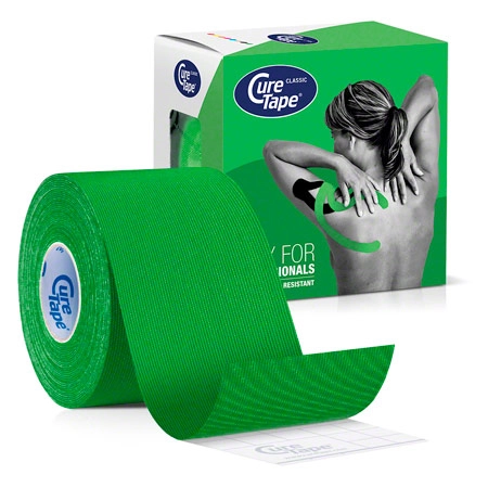CureTape Classic, 5 m x 5 cm, waterproof, green