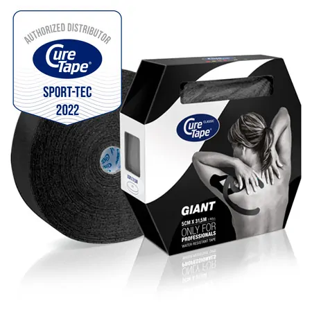 CureTape Giant Classic, 31.5 m x 5 cm, waterproof, black
