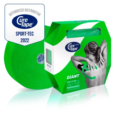 CureTape Giant Classic, 31.5 x 5 cm, waterproof, green