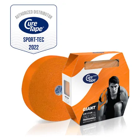 CureTape Giant Sports, 31,5m x 5cm, waterproof, orange