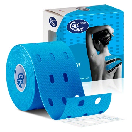 CureTape Punch, 5 m x 5 cm, water resistant, blue/ n