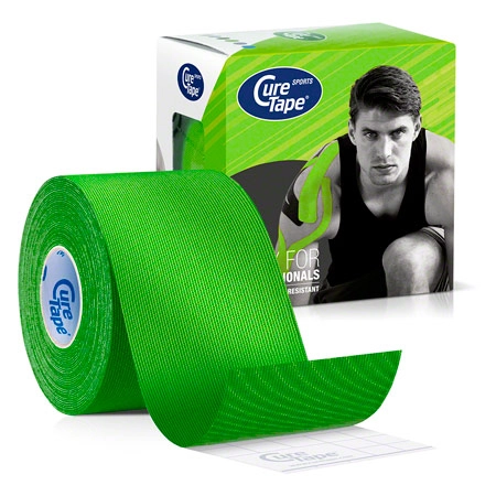 CureTape Sports, 5 m x 5 cm, waterproof, lime