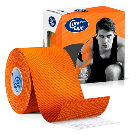 CureTape Sports, 5 m x 5 cm, waterproof, orange