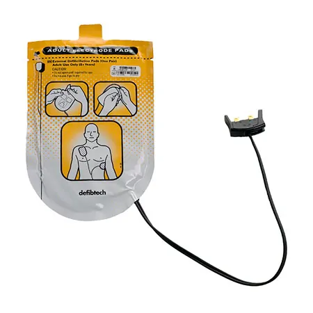 Defibtech Lifeline and AUTO AED Electrodes, 13x20 cm