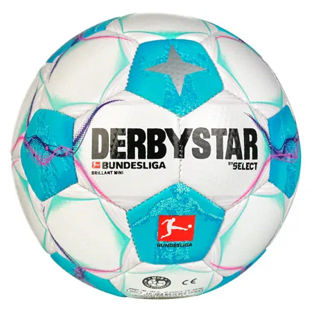 Derbystar soccer ball Bundesliga Brillant v24, mini soccer ball, 47 cm