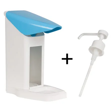 Disinfectant dispenser Eurospender Safety plus, incl. Pump, for 350/500 ml bottles