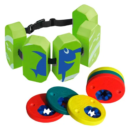 Dolphin swimming discs up to 60 kg, pair, 2x3 discs incl. BECO swimming belt
