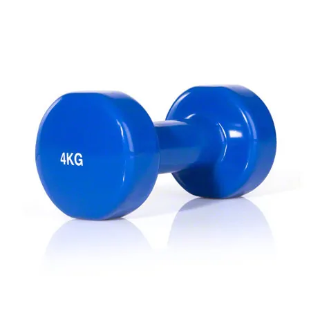 Dumbbell, 4 kg, blue, one piece