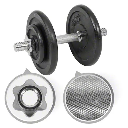 Dumbbell-set, 15 kg, 7-pcs.