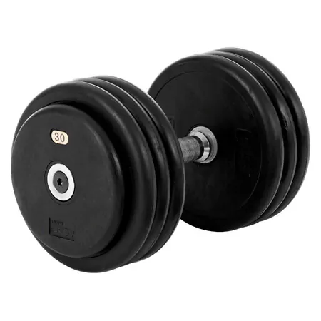 Dumbbells made of rubber, 30 kg, piece