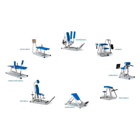 ERGO-FIT back circle Torso Line-Set, 8-pcs.