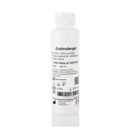 Electrode gel for ECG, EMG and EEG electrodes