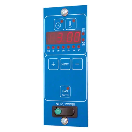 Energy-saving comfort control for heating cabinet APS 18, FW 4060N and FW 5070N