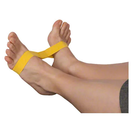 Exercise band Ankleciser, lightweight, yellow, set of 5