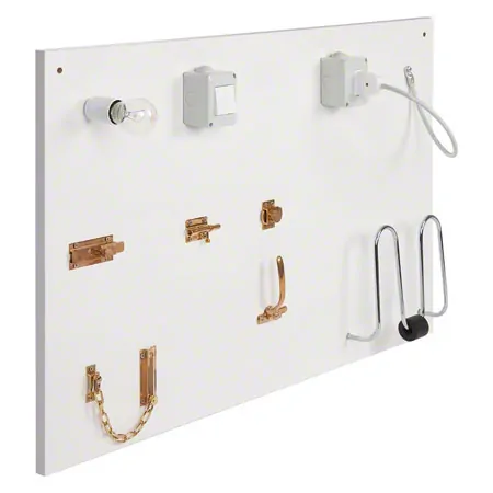 Fine motor skills exercise wall
