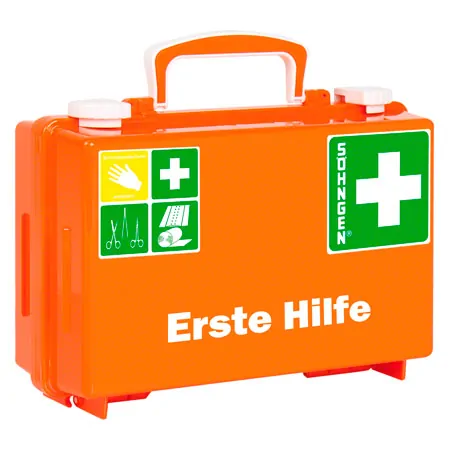 First Aid Case Quick according to DIN 13157, incl. Wall Mount