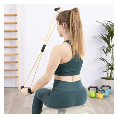 Fitness toner, lightweight, yellow