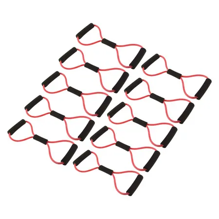 Fitness toner, strong, red, set of 10