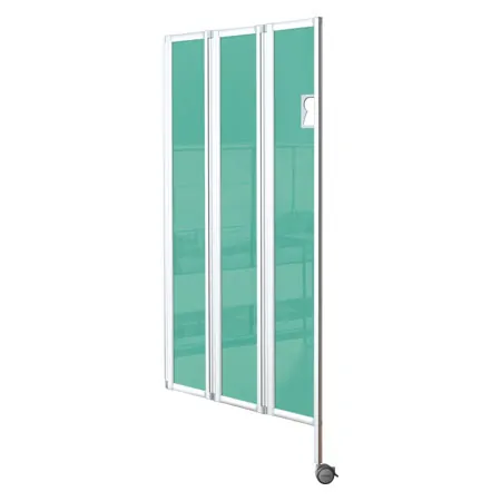 Folding wall flexible, 3-bladed, HxB 165x90 cm