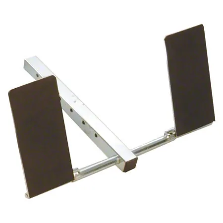 Footrest for vertical rowing machine