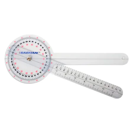 Goniometer protractor, leg length 30 cm
