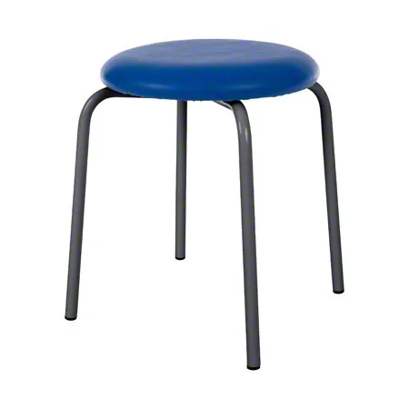 Gymnastics stool standard with cushion, � 36 cm, frame color anthrazite