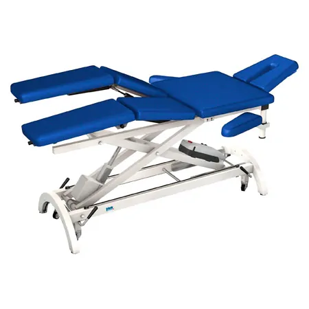 HWK Therapy table Impulse Lymph / Manu battery, with 3 pcs. Kopft. 195x65x50-96 cm