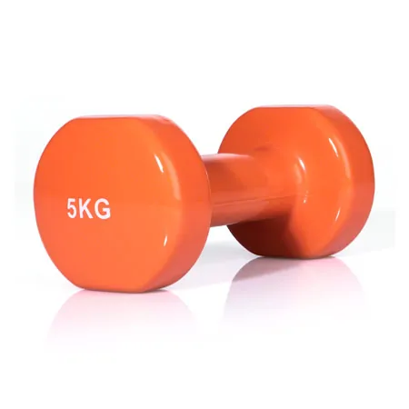 Hand-held dumbbells, 5 kg, orange, one piece