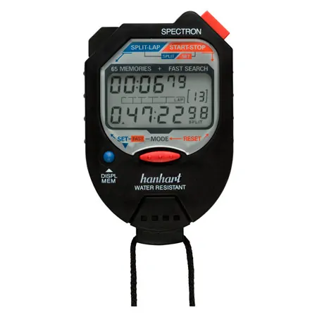 Hanhart Stopwatch Spectron 1/100 min. + 1/100 sec. incl. battery