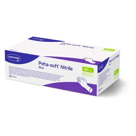 Hartmann examination gloves Peha-soft nitrile blue, powder- and latex-free, 150 pcs.