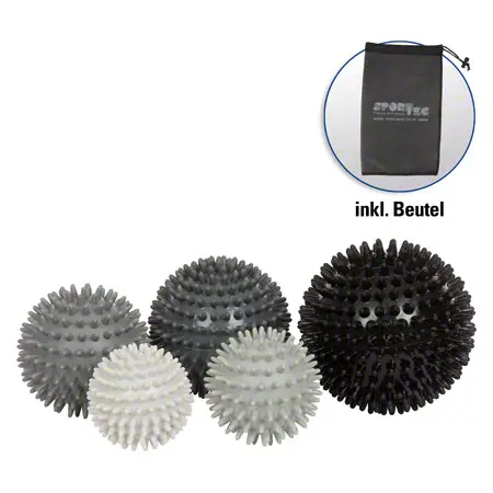 Hedgehog ball hard, set of 5, incl. storage bag