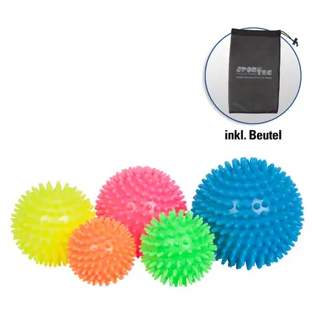 Hedgehog ball soft, set of 5, incl. storage bag