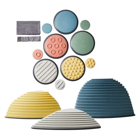 Hill top set Nordic + Tactile disc set Nordic, 13 pcs.