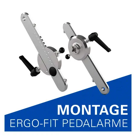 Installation of Pedal Arms for ERGO-FIT Ergometers